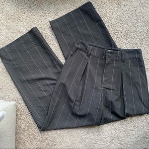 NILI LOTAN x Target Pinstripe High Rise Wide Leg Trousers